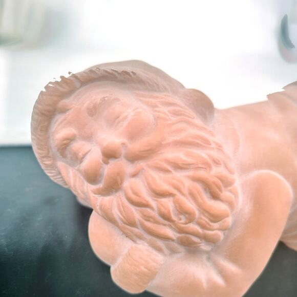 Santa Claus Laying Shelf Sitter Fireplace Mantle Resin Christmas Decor Figurine - Picture 2 of 8